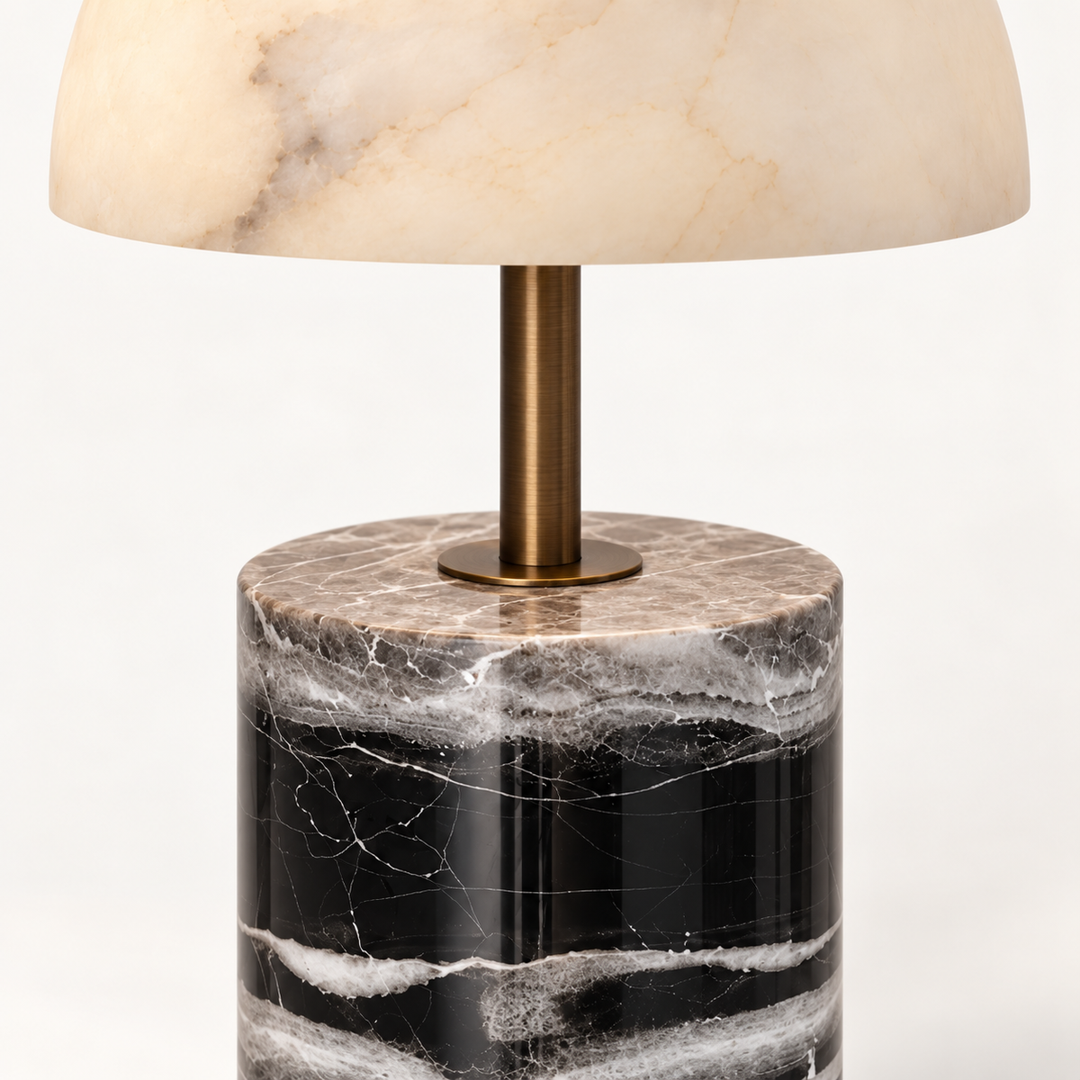 Aria Marble Hourglass Table Lamp