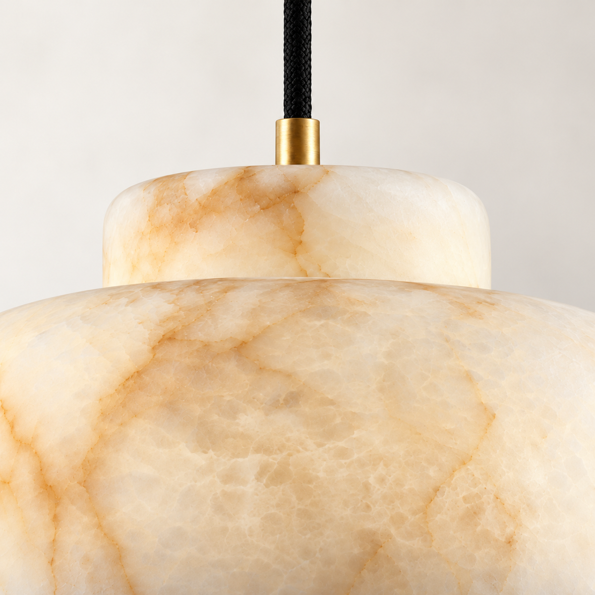 Vanna Alabaster Stepped Pendant Light
