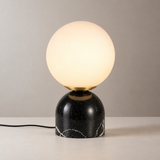 Paloma Marble Table Lamp, Black