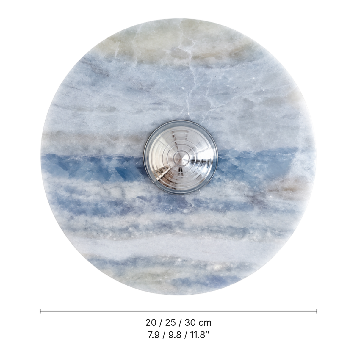 Delfina Marble Disc Wall Light, dimensions