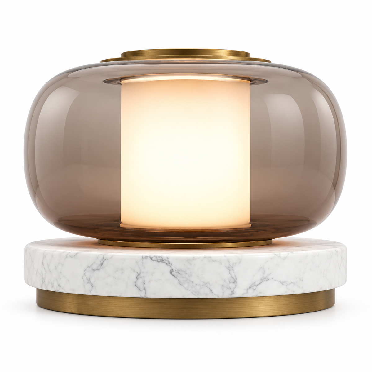 Kora Marble Lantern Table Lamp, product photo