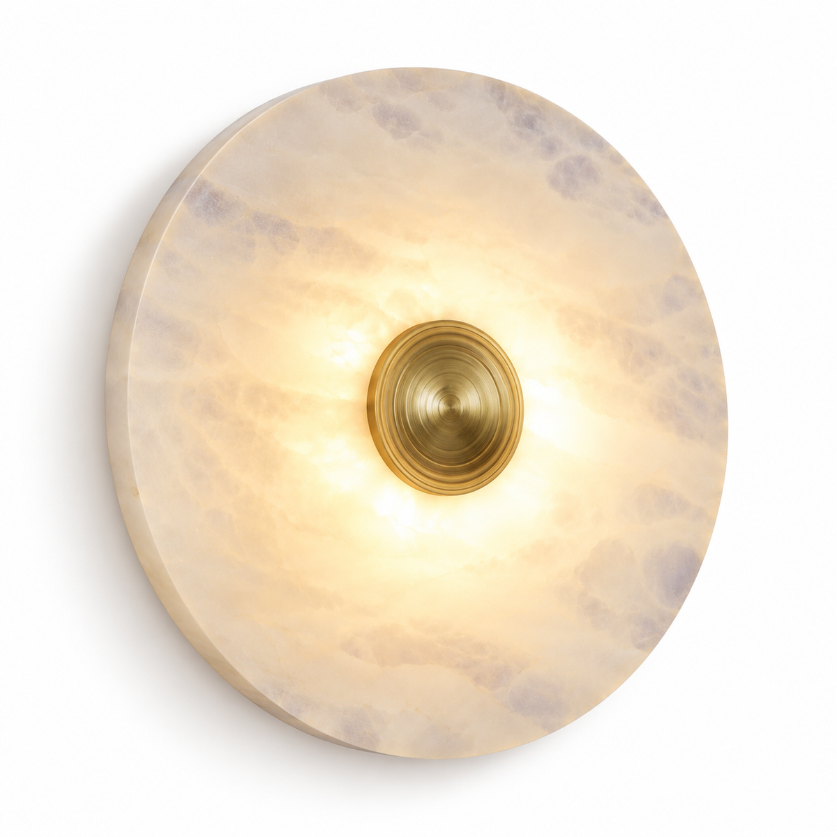 Viola Alabaster Disc Wall Light