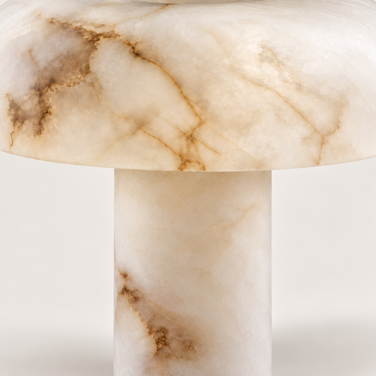 Alma Alabaster Mushroom Table Lamp