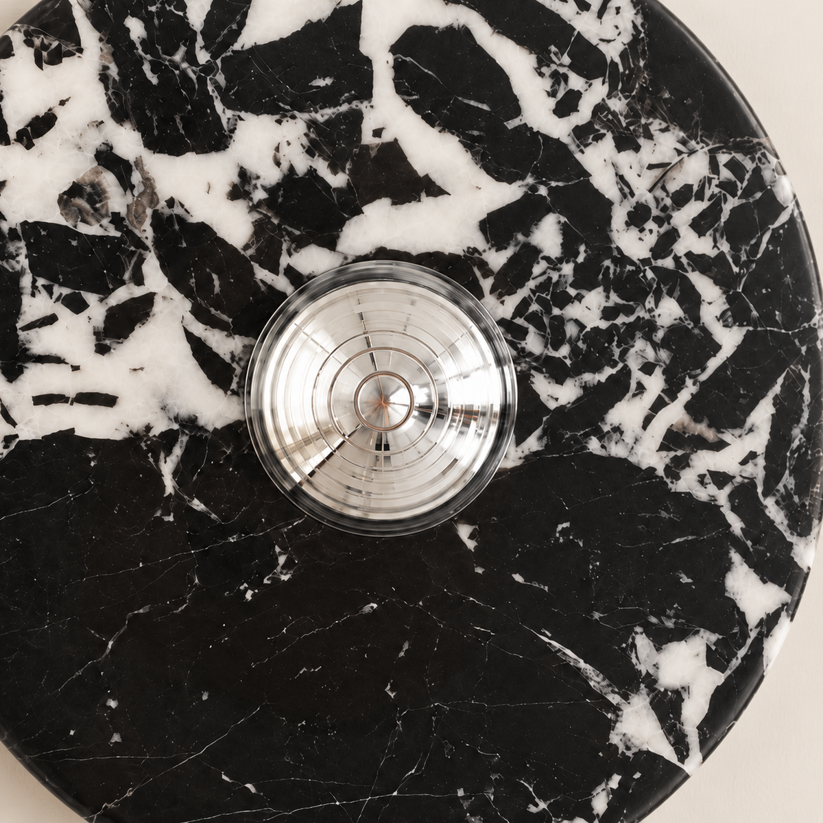 Ebano Marble Disc Wall Light