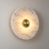 Viola Alabaster Disc Wall Light