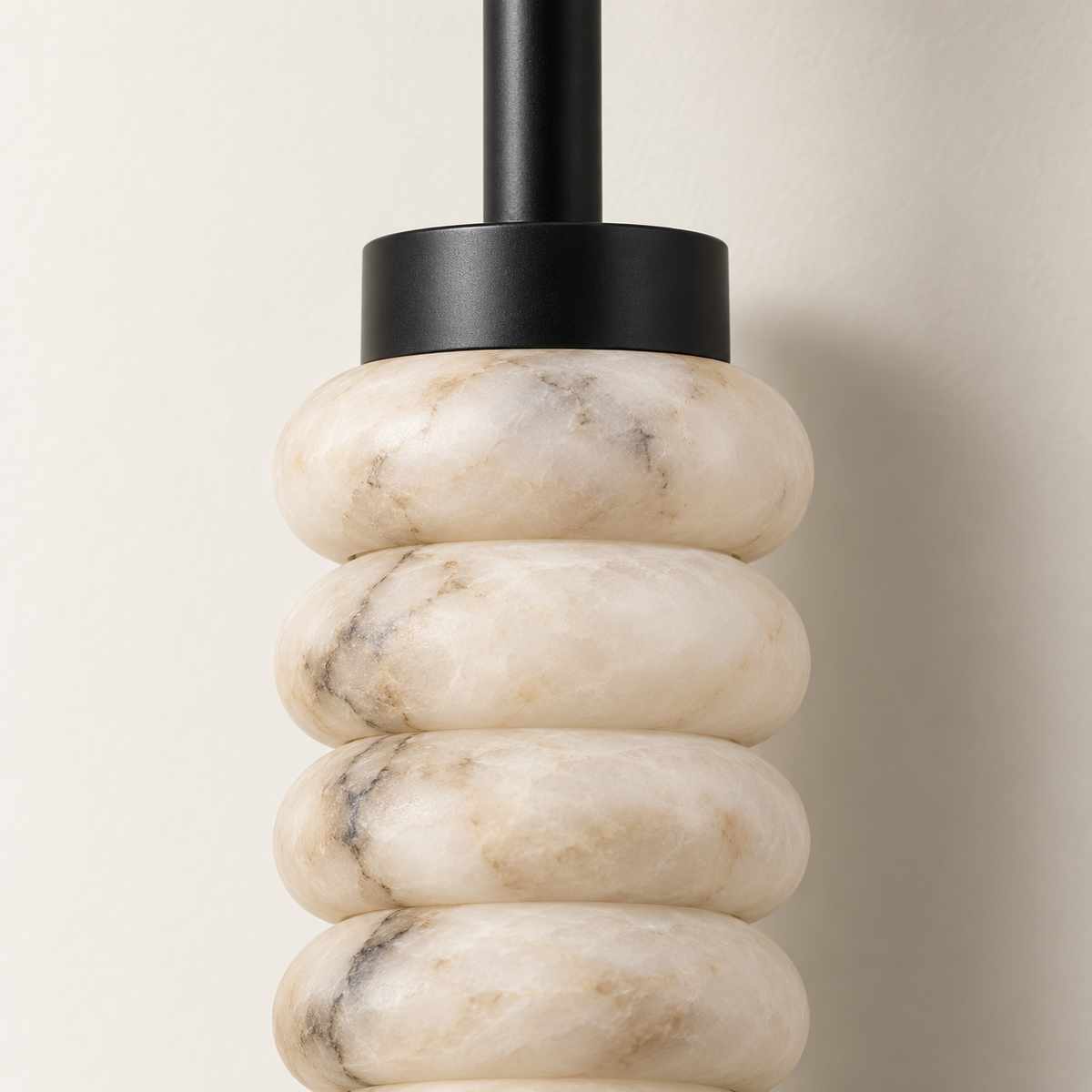 Sabina Alabaster Stacked Wall Light