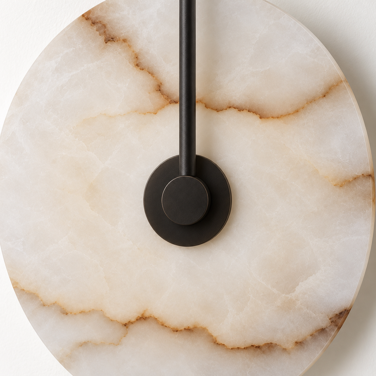 Talia Alabaster Moon Wall Light